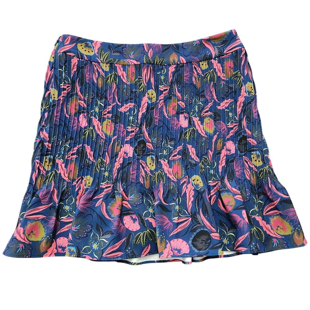 Saloni Maggie Floral Pintuck Mini Skirt Size 10 - Picture 5 of 5